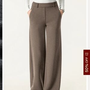 NWT OGL Mid Rise Brown Wide-Leg Pants Size MP